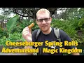 Cheeseburger Spring Rolls in Adventureland Magic Kingdom