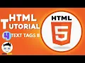 More about text tags in HTML5 - HTML tutorial