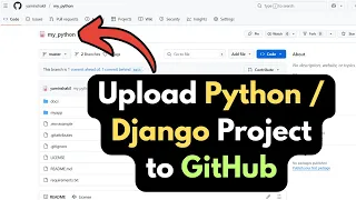 How to Upload Python Django Project to GitHub Repository
