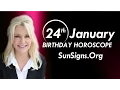 January 24 Zodiac Horoscope Birt ay Personality - Aquarius