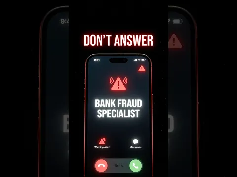 When a "fraud alert" is the scam #shorts