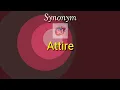 Attire Synonym with Meaning Googul Dictionary