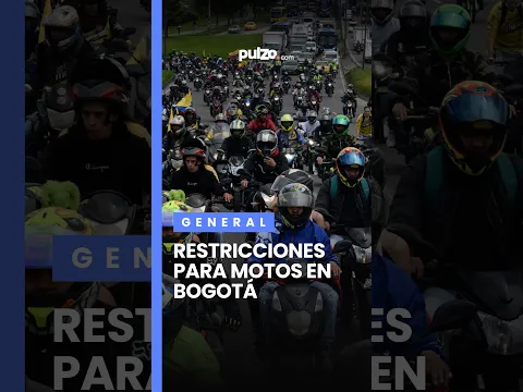 Fuertes restricciones para las motos en Bogotá durante Halloween ¿Cómo funcionan? | Pulzo