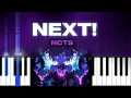 Lagu NCTS - NEXT! (piano tutorial) @nctsmusiq