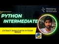 Python Regex Tutorial Extract Emails from Text Step by Step Gmail Yahoo More