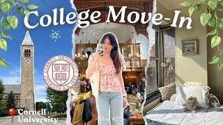 CORNELL MOVE-IN VLOG 2025 unpacking room tour o-week ctown Junior Year