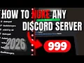 How to NUKE a Discord Server - And Recover The Server WORKING 2026