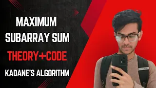 Maximum Subarray Sum Kadane s Algorithm Step-by-Step LeetCode Solution