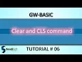 Clear and CLS command GWBASIC Tutorial 6