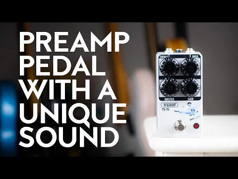 Drunk Beaver Trainer TS-15 preamp pedal demo video by We as a Company - YouTube thumbnail