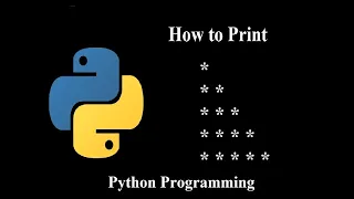 Python pattern programs - how to print stars in right angled triangle shape star pattern