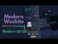 Create An Modern Cloud Website With React 18 And Tailwindcss Modern UI With Tailwindcss Framer