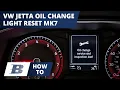 How to Reset VW Jetta Oil Change Service Light Reminder 2019-2021 MK7