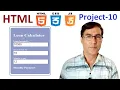 EMI Calculator Or Loan Calculator Using HTML CSS JavaScript HTML Project - 10