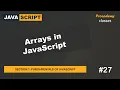Arrays in JavaScript Fundamentals of JavaScript A Complete JavaScript Course