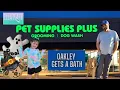 Pet Supplies Plus Self Serve Pet Wash Ella gives Oakley a bath