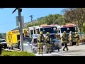 Pre-Arrival Ventura County Fire Dept Vehicle Fire Response