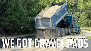 The road back to boat work: We’re gravel rich & ready for shipping containers!  Ep. 694