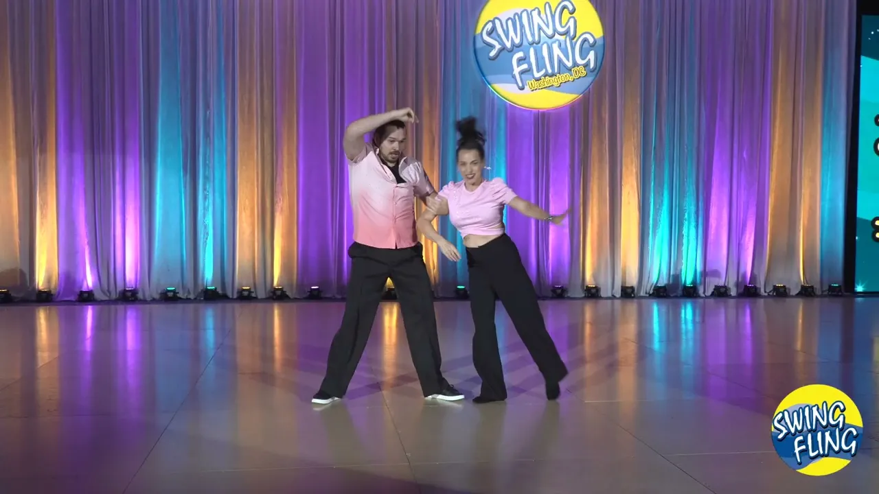 2025 Swing Fling Intermediate Advanced ProAm Spotlight Henry McLemore with Lara Deni   4K