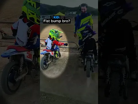 This is the cutest, funniest fist bump ever! π