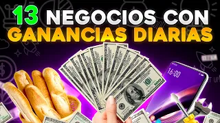 No Esperes a Fin de Mes: 13 Ideas de Negocio con Ganancias DIARIAS