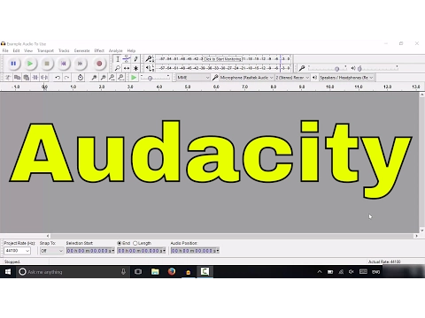 Download MP3 Audacity Tutorial-How To Import An Audio File