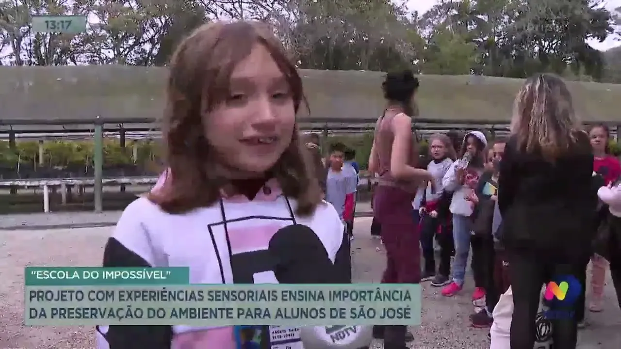 Projeto com experiências sensoriais ensina importância da preservação do ambiente para alunos