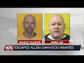 Law enforcement continues the hunt for two escaped inmates from Allen-Oakwood Correctional Center