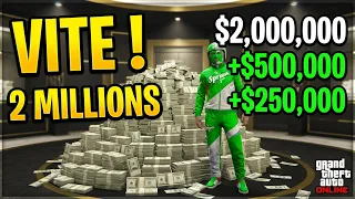 AVOIR VITE +2.000.000 GTA$ ARGENT GRATUITEMENT ULTRA FACILEMENT! SUR GTA5 ONLINE  EN 1.73 !