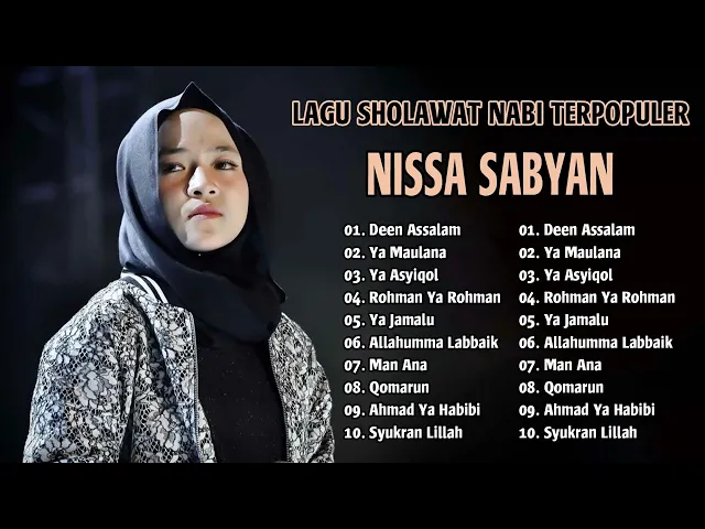 Download MP3 Nissa Sabyan [ Full Album 2024 ] LAGU SHOLAWAT NABI MERDU TERBARU 2024 Penyejuk Hati