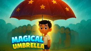 चुन्‍नू और उसकी जादुई छतरी 🌈 | Magical Umbrella Moral Story | Hindi Cartoon