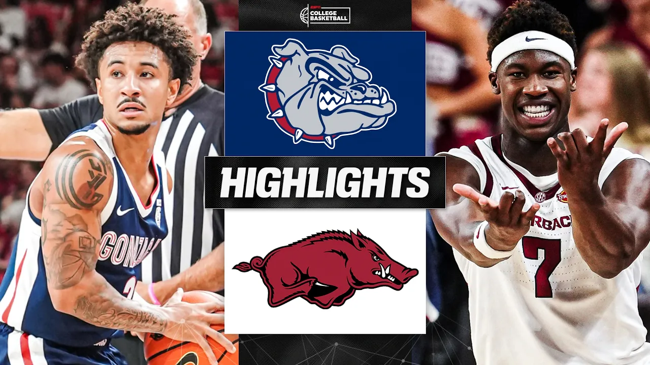 Gonzaga Bulldogs vs. Arkansas Razorbacks | Full Game Highlights | ESPN College Basketball