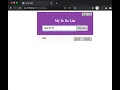 To do list python flask web application