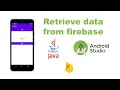 How to retrieve data from firebase