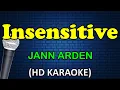 Download Lagu INSENSITIVE - Jann Arden (HD Karaoke)