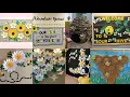 Bee theme school decoration ideas Soft board decoration ideas bee theme Door decoration ideas