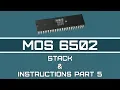 6502 Assembly Programming - 13 Stack and Instructions Part 5