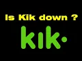 Are kik servers down what does exclamation mark mean on kik