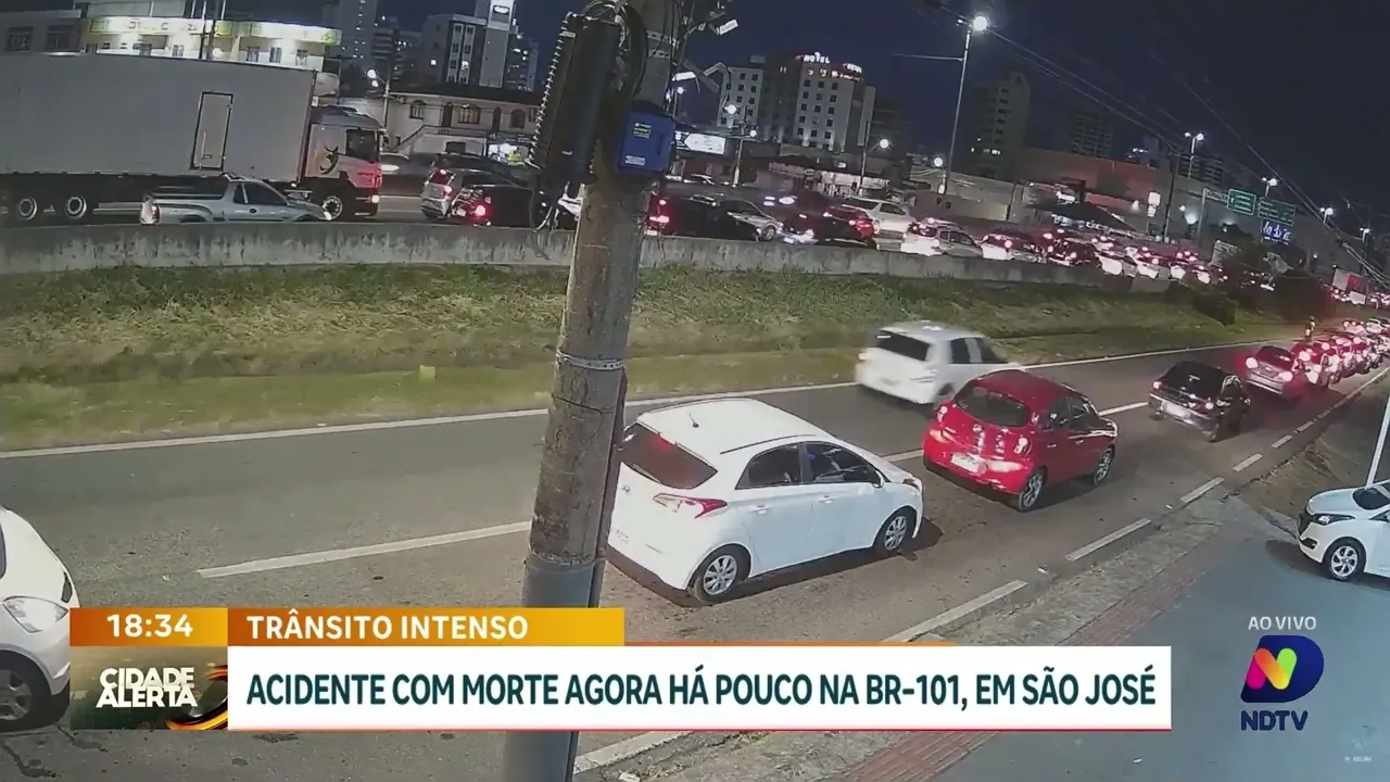 Acidente em São José tem ao menos uma morte registrada