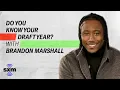 Brandon Marshall on 2006 NFL Draft American Idol Barry Bonds Young Tom Brady SiriusXM