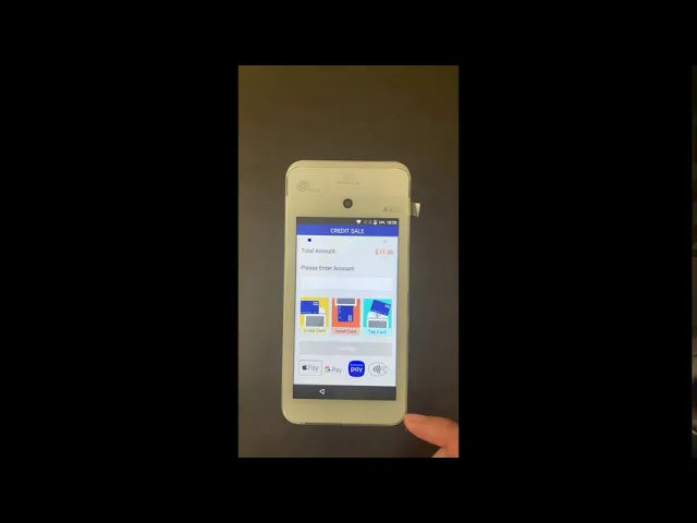Outline Video A920 Wireless Terminal  Signature & Tips on Screen Vietnamese