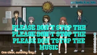Nightcore Please Don T Stop The Music Lyrics 
