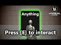 Interaction System in 15 minutes Unreal Engine 5 tutorial