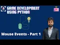 Game Development using Python Mouse Events - Part 1 Grade 7