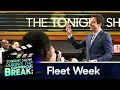 Jimmy s Fleet Week Audience Gives Him Challenge Coins During Commercial Break The Tonight Show