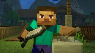 فلم ماين كرافت اصطوري ستيف و اليكسا دندنها
