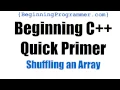 C Primer - Shuffling an Array
