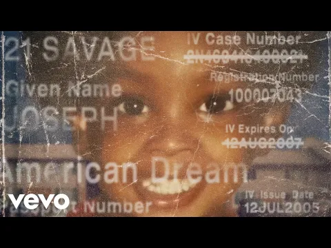 Download MP3 21 Savage - american dream (Official Audio)