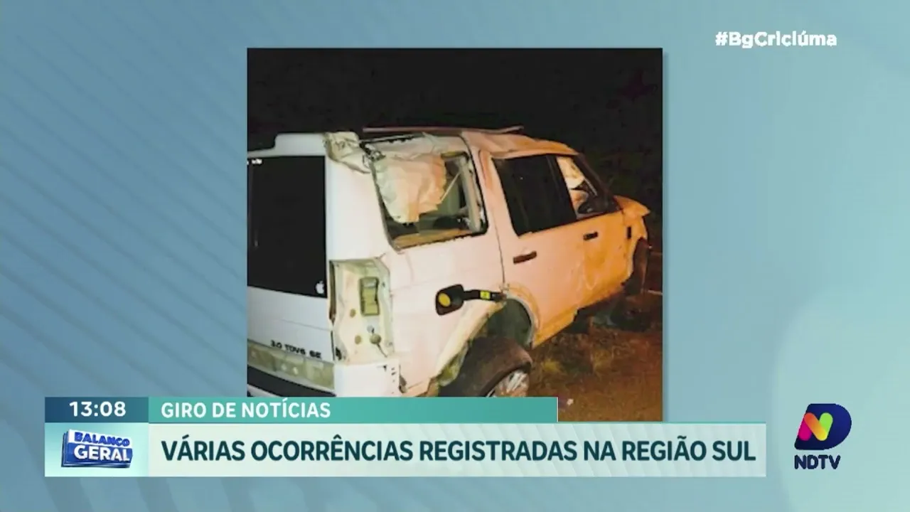 Giro de Notícias: motorista arremessado para fora do carro em acidente em Orleans