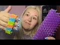 Trying The Rainbow Loom Mega Loom lets make a triple honeycomb bracelet